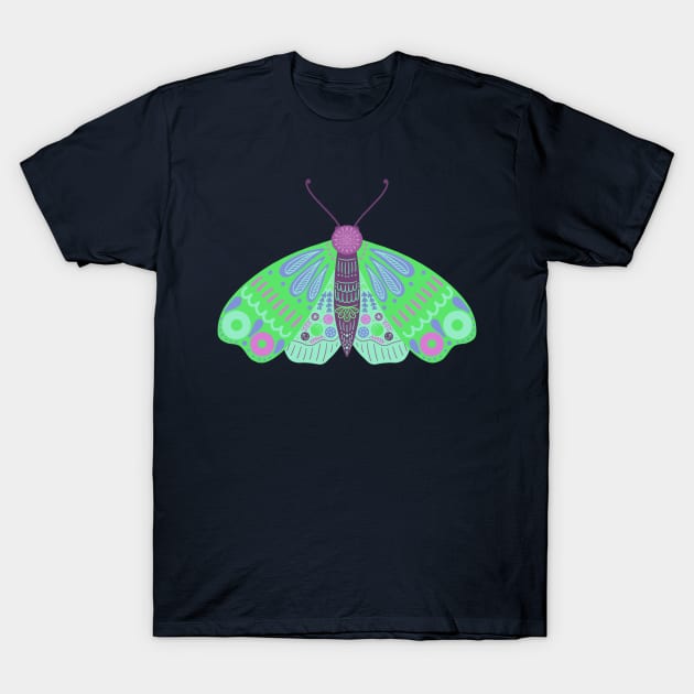 Moth, Zen T-Shirt by Shine Design Blossom